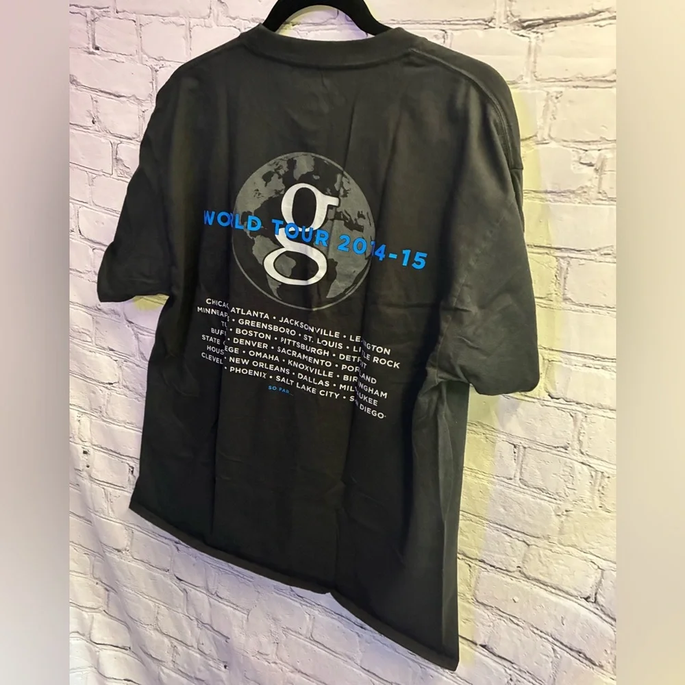 5/$20 Garth Brooks World Tour 2014-2015 Country Music SzL Concert‎ T-shirt Black